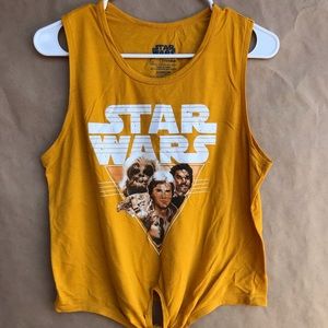 Star Wars mustard t